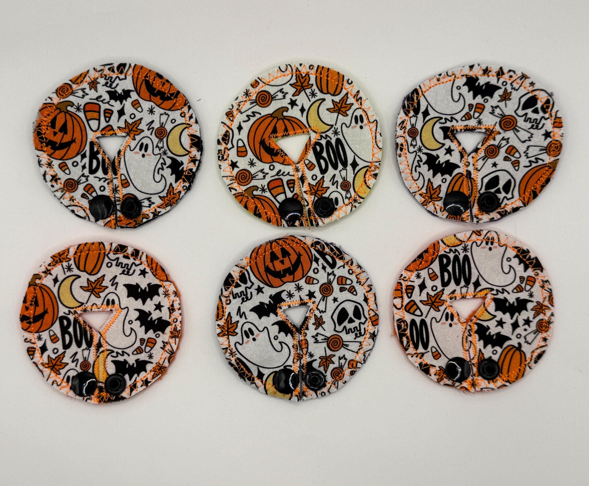 Halloween G-Tube Button Covers (Pack of 6 or 12)